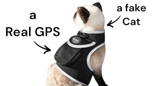 Comfortable Animal Tracker GPS GSM Pet Safe Waterproof Tracking Device Size:XL