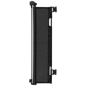 VEVOR Retractable Baby Gate, Extends to 57 inch Wide, 38.5 inch Tall, with Security Lock, Easy to Use, Walk Through Without Tripping (Width: 55 inch, Height: 41 in)